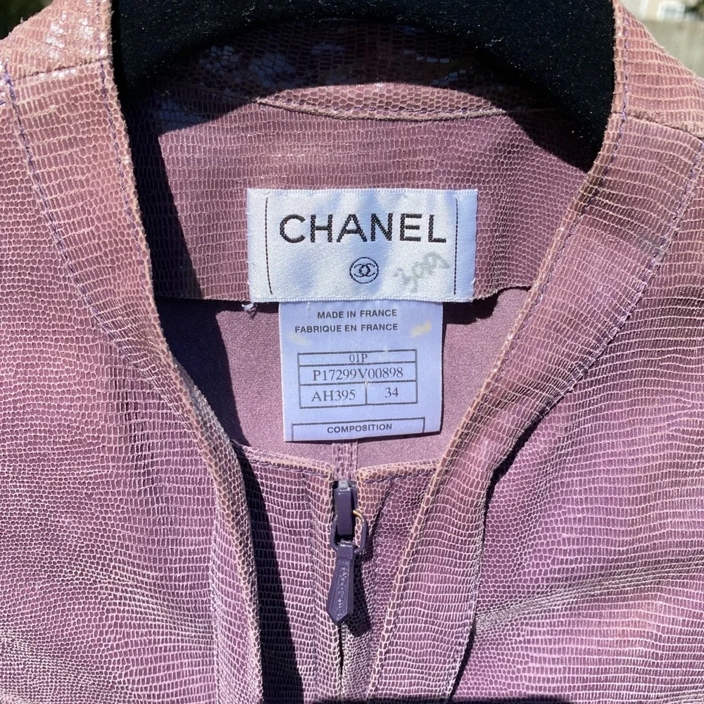 Leather Chanel top - Picture 6 of 15